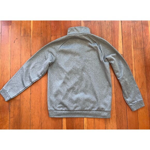Nike Jacket Men Medium Gray Pullover Long Sleeve 1/2 Zip Mock Neck Dri-Fit - Picture 4 of 6